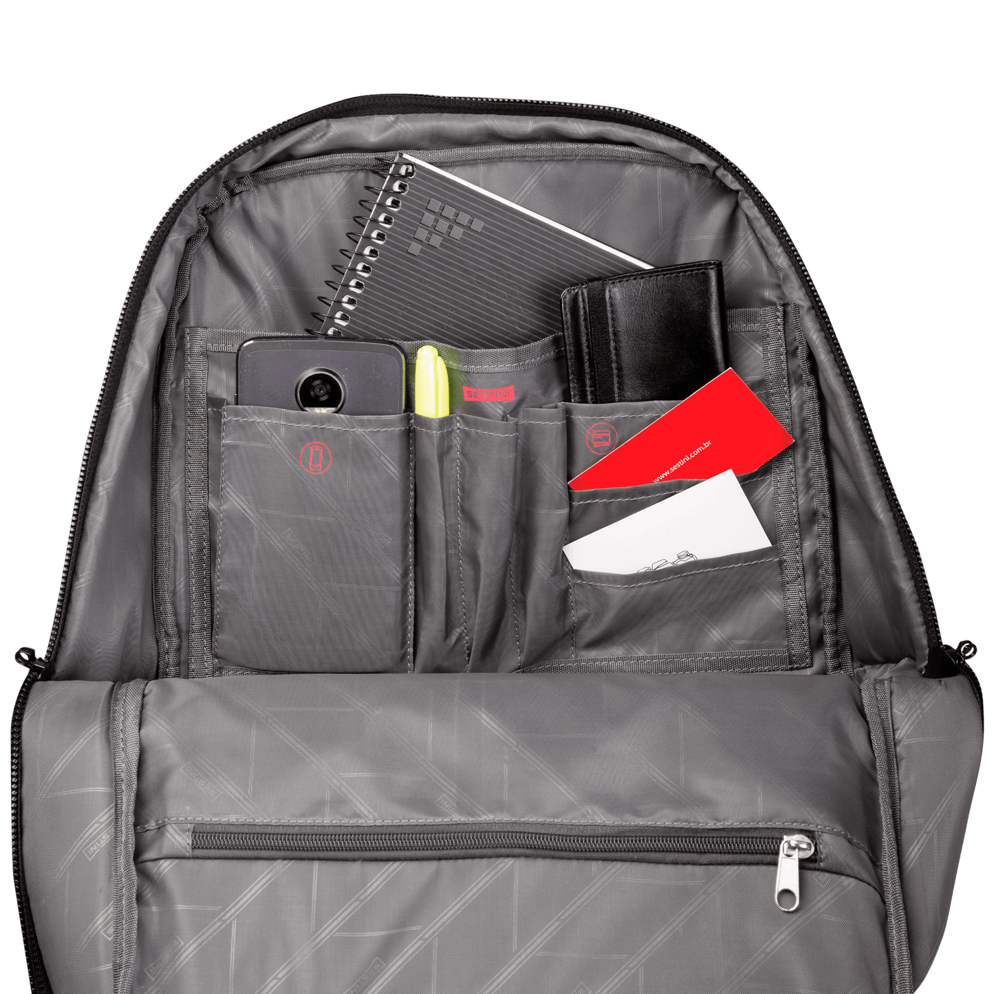 Mochila Preta para Notebook Sestini Prime