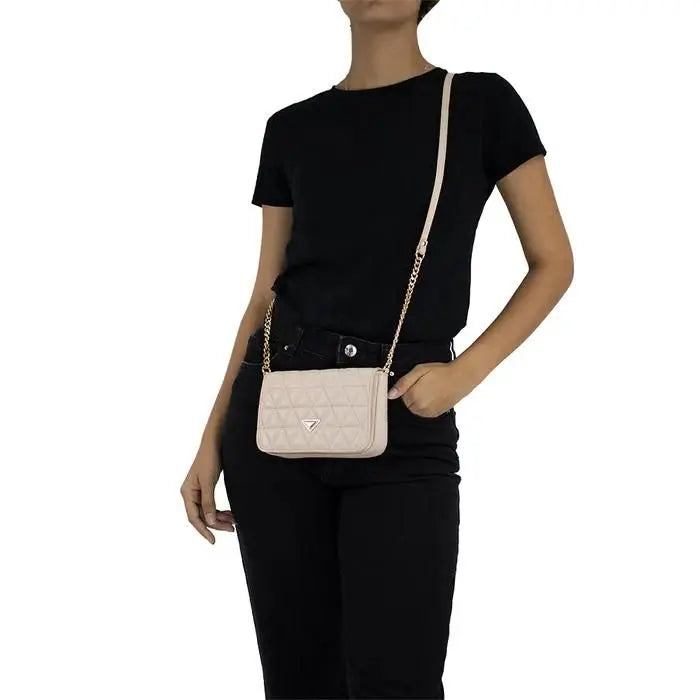 Bolsa Transversal Feminina de Couro Matelassê Classe