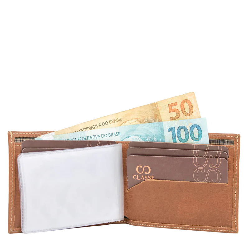 Carteira Masculina Slim de Couro 092