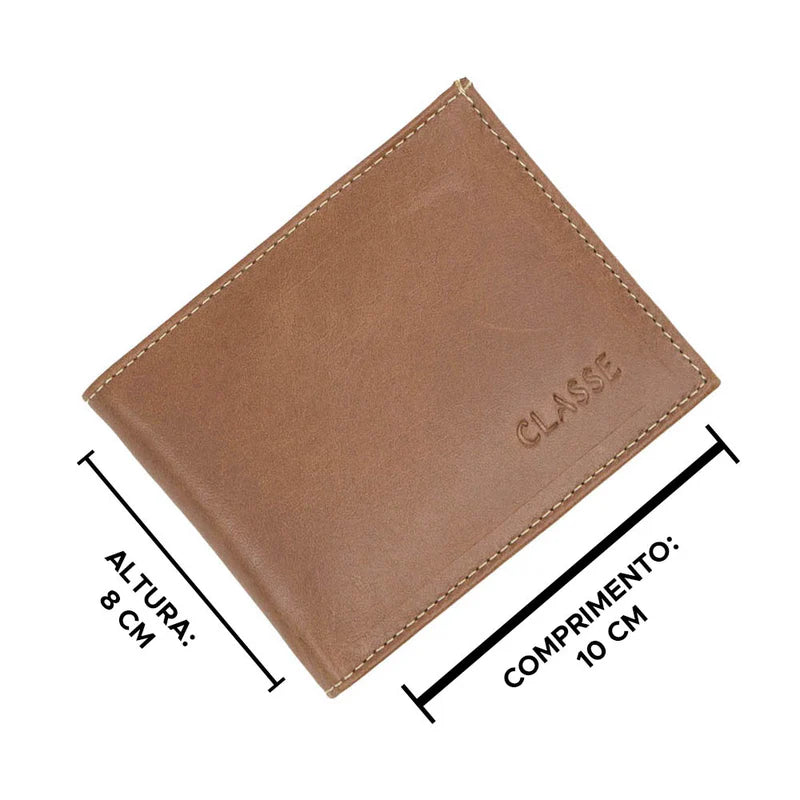 Carteira Masculina Slim de Couro 092