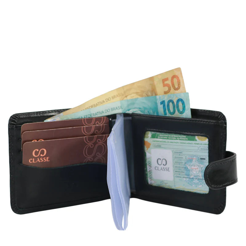 Kit Carteira + Cinto + Chaveiro em couro