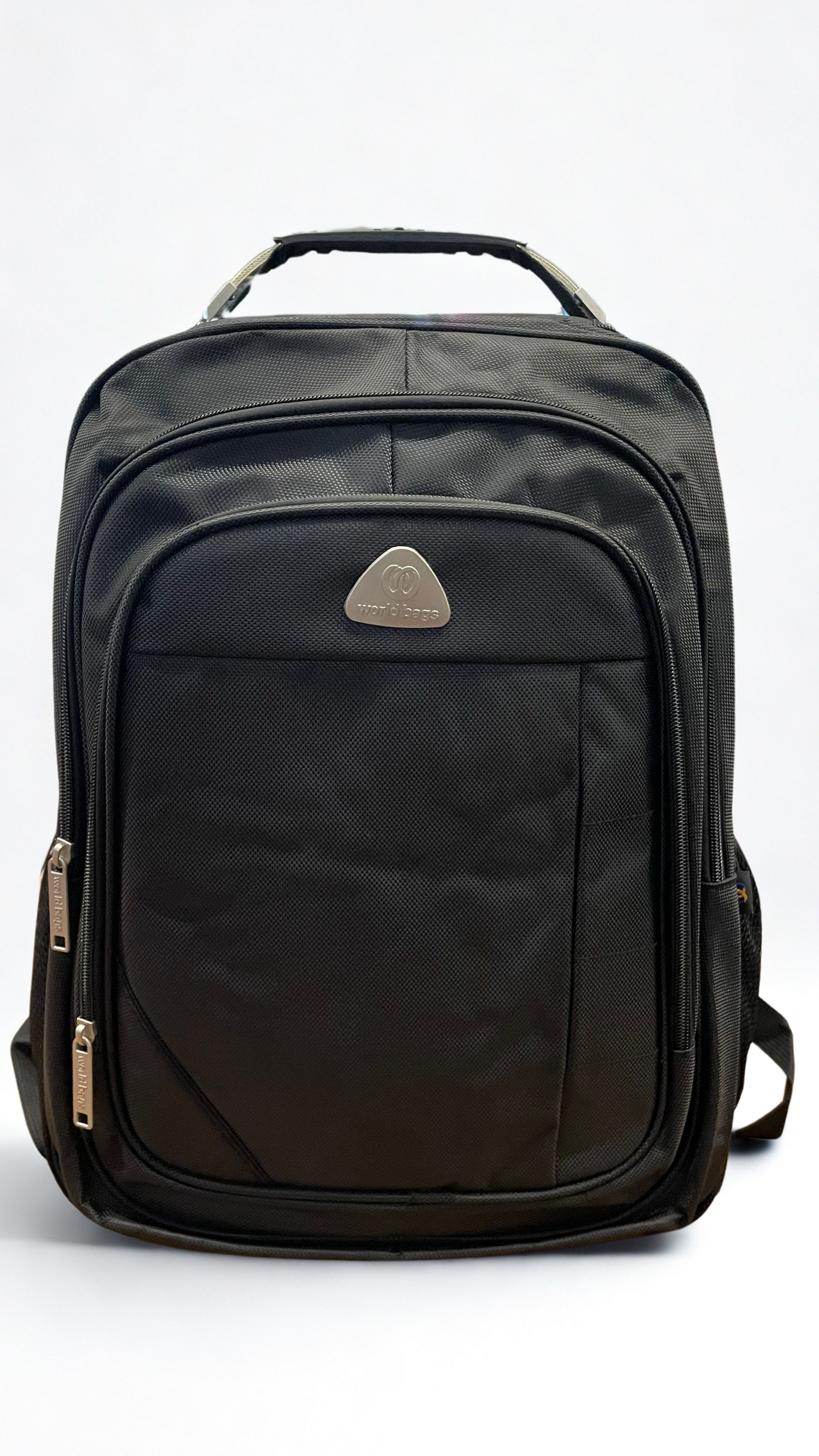 Mochila Preta Executiva Reforçada em Cabo de Aço - WorldBags