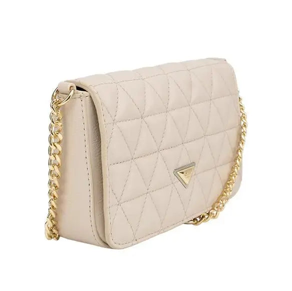 Bolsa Transversal Feminina de Couro Matelassê Classe