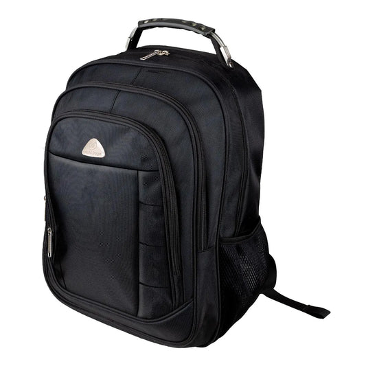 Mochila Preta Executiva Reforçada em Cabo de Aço - WorldBags