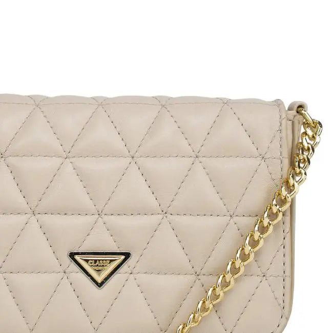 Bolsa Transversal Feminina de Couro Matelassê Classe