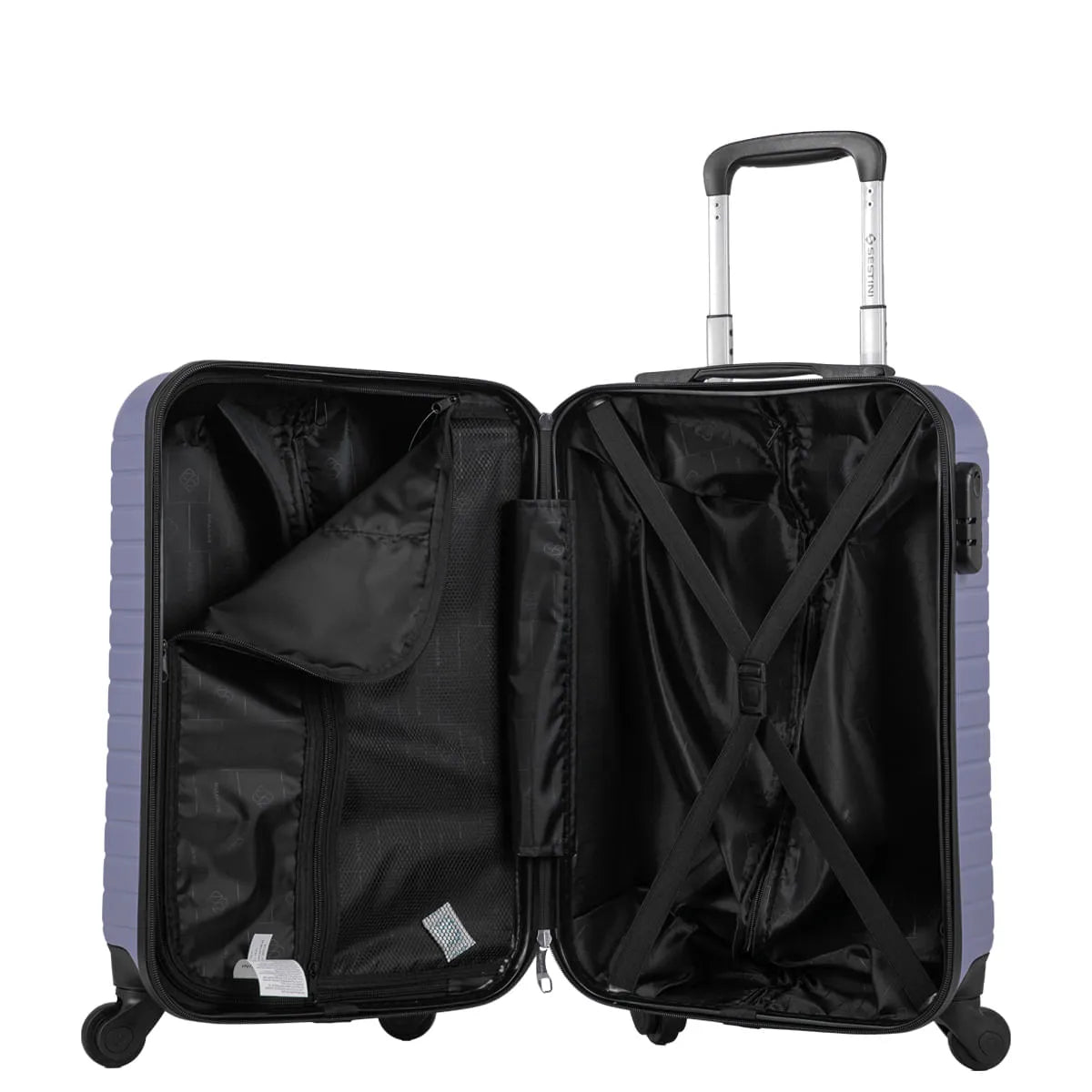 Mala de Viagem Bordo 10 kg Sestini Deluxe com Rodas 360°