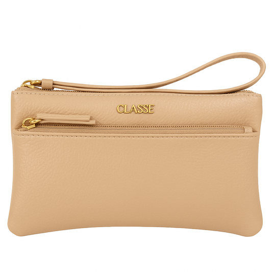 Bolsa de Mão Feminina Pequena Porta Celular de Couro