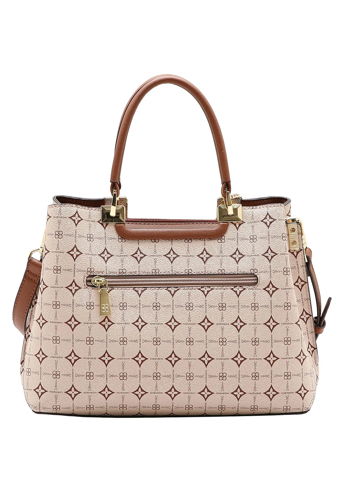 Bolsa de Mão Feminina em Monograma Chenson Elegance