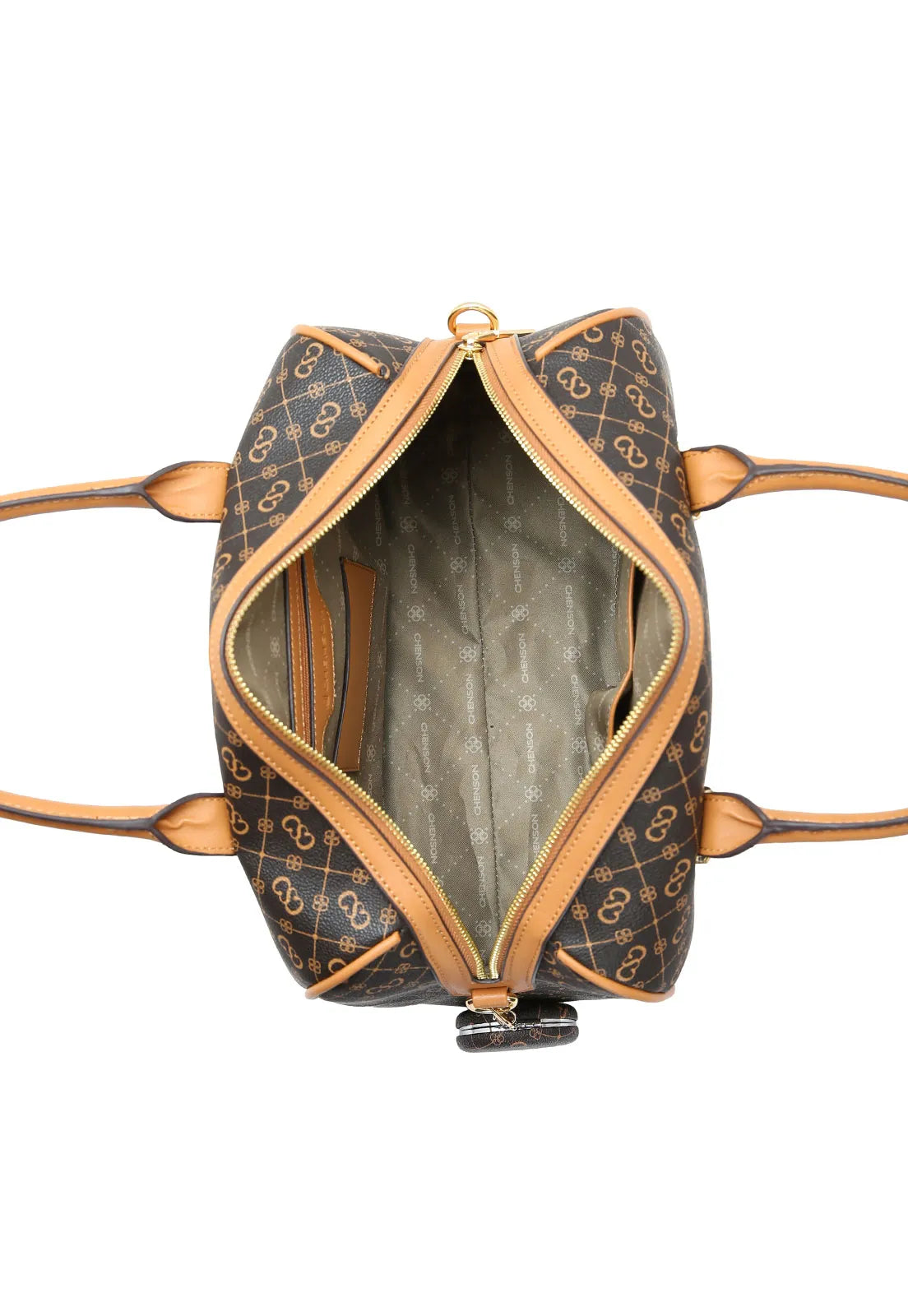 Bolsa Baú Feminina Chenson Monograma Elegance