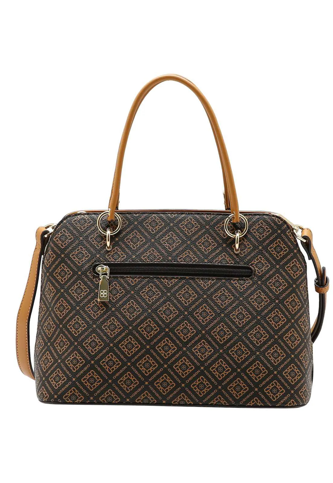 Bolsa Feminina de Mão Chenson em Monograma Elegance