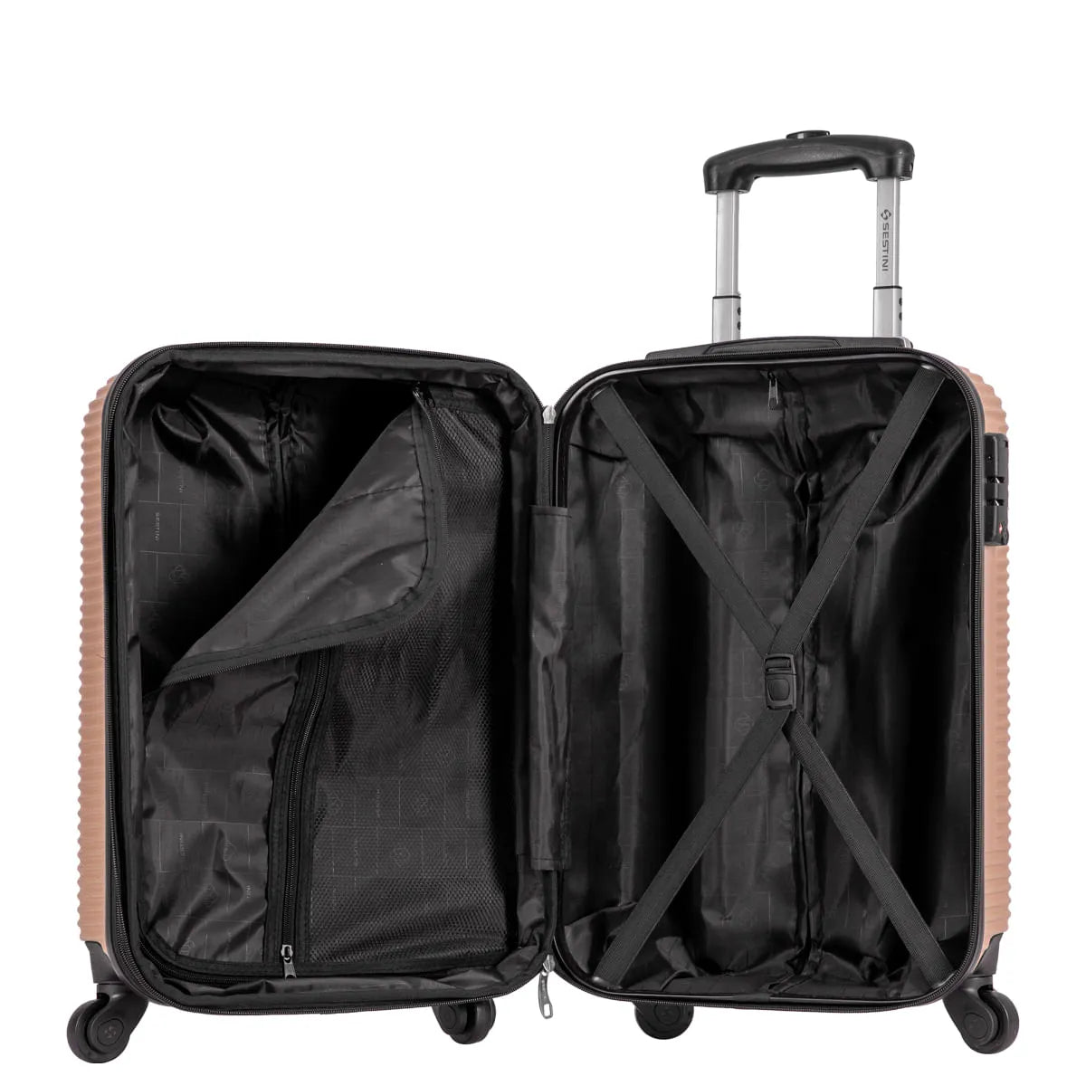 Mala de Bordo 10 kg 55x35x25 Garantia Vitalícia Sestini 4 All 5T