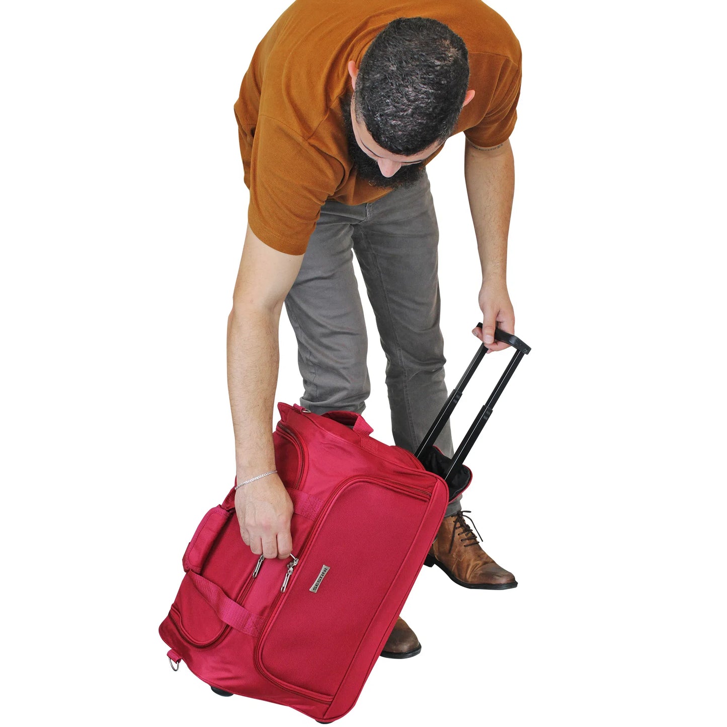 BOLSA DE VIAGEM COM CARRINHO SESTINI - M