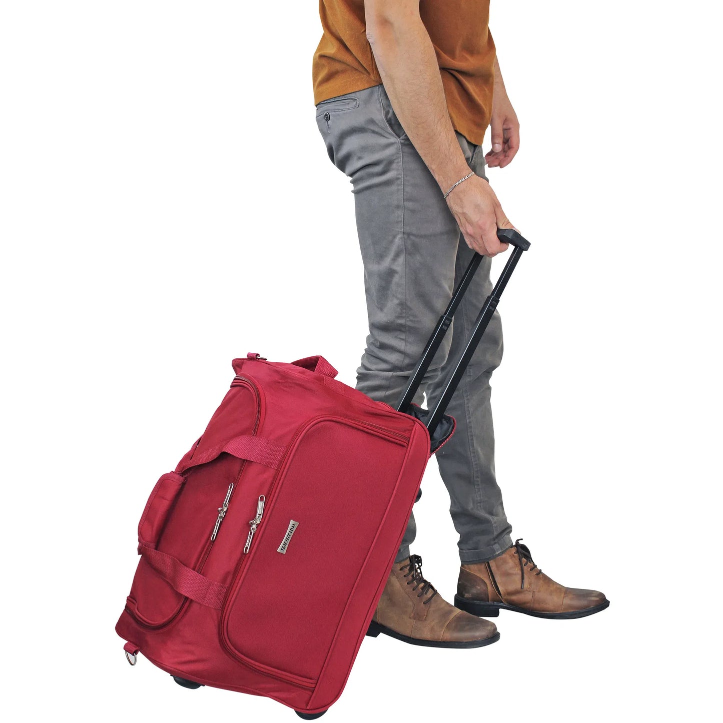 BOLSA DE VIAGEM COM CARRINHO SESTINI - M