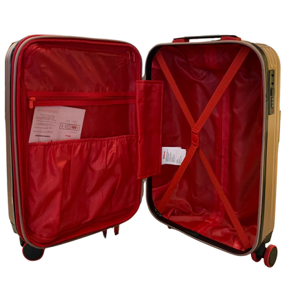 Mala de Bordo Rígida Expansível em ABS Wilson