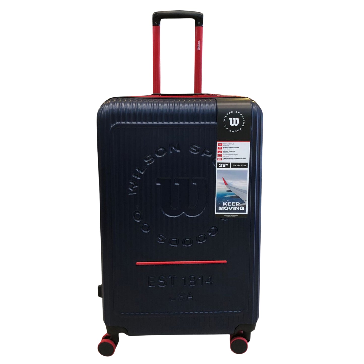 Mala de Viagem Grande Expansível 32 kg em ABS Wilson