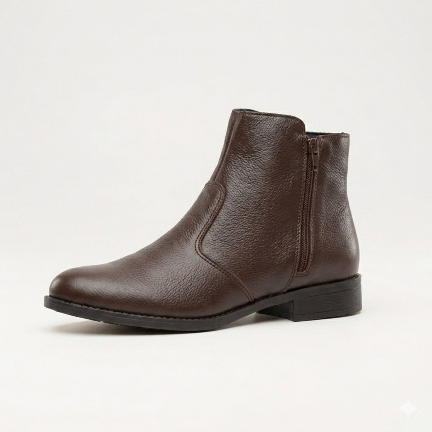 Bota Bellagio Cano Baixo Bico Redondo