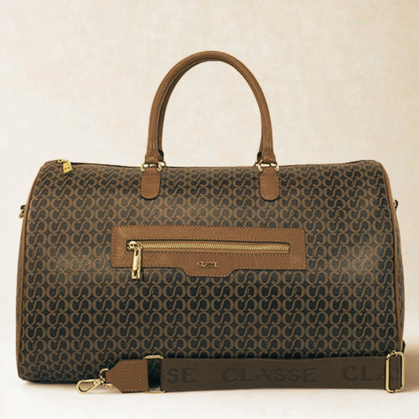 Bolsa de Viagem em Couro Classe Canvas
