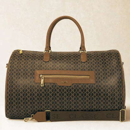 Bolsa de Viagem em Couro Classe Canvas