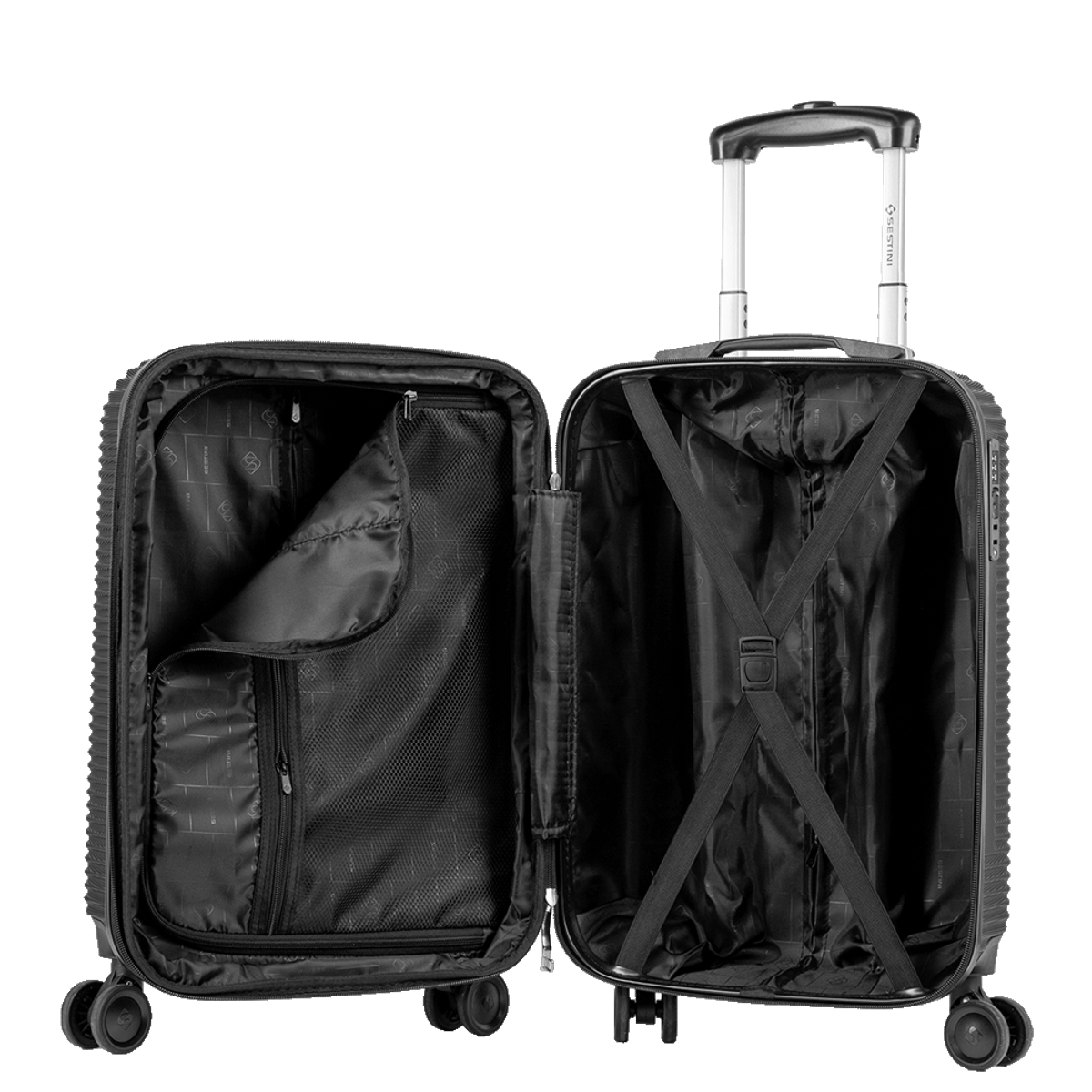 Combo Mochila Mágica + Mala de Bordo Sestini 4 All 6T