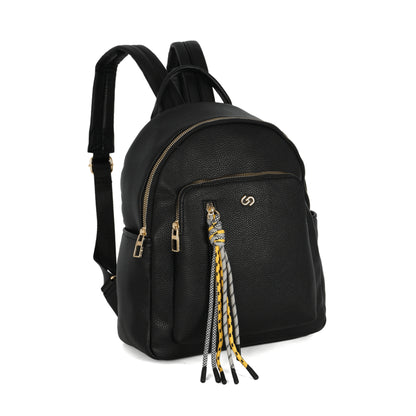 Mochila Feminina Pequena em Couro Sintético Leve Gash