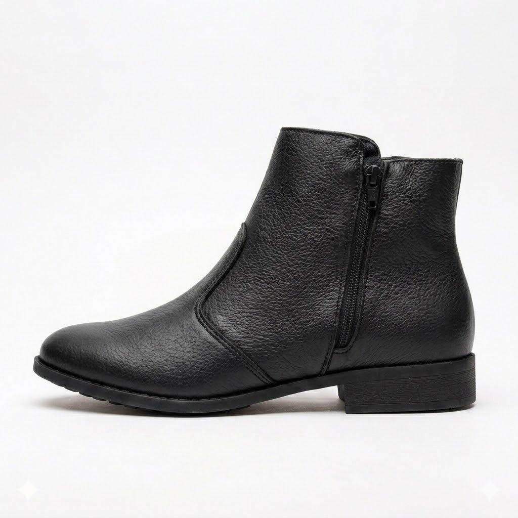 Bota Bellagio Cano Baixo Bico Redondo