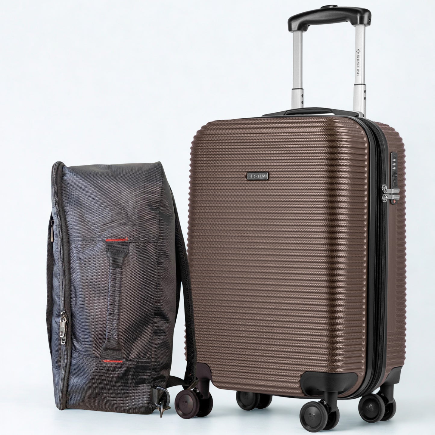 Combo Mochila Mágica + Mala de Bordo Sestini 4 All 6T