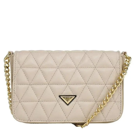 Bolsa Transversal Feminina de Couro Matelassê Classe