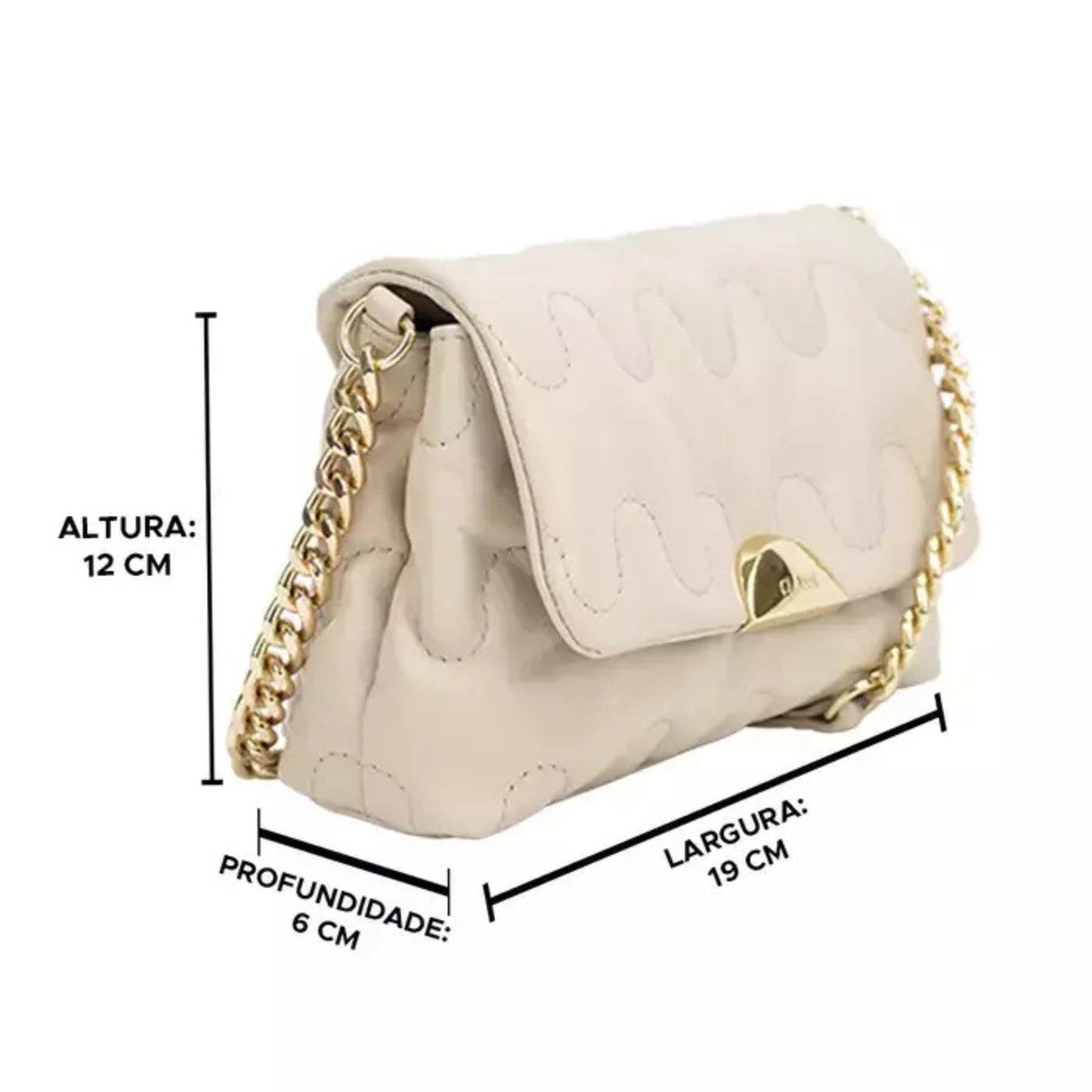 Bolsa Classe Couro Mini Liza