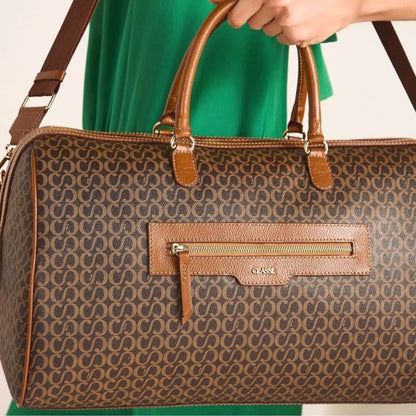 Bolsa de Viagem em Couro Classe Canvas