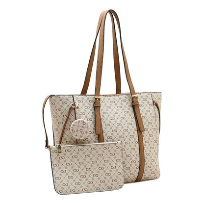 Kit Bolsa + Carteira Monograma Chenson Elegance