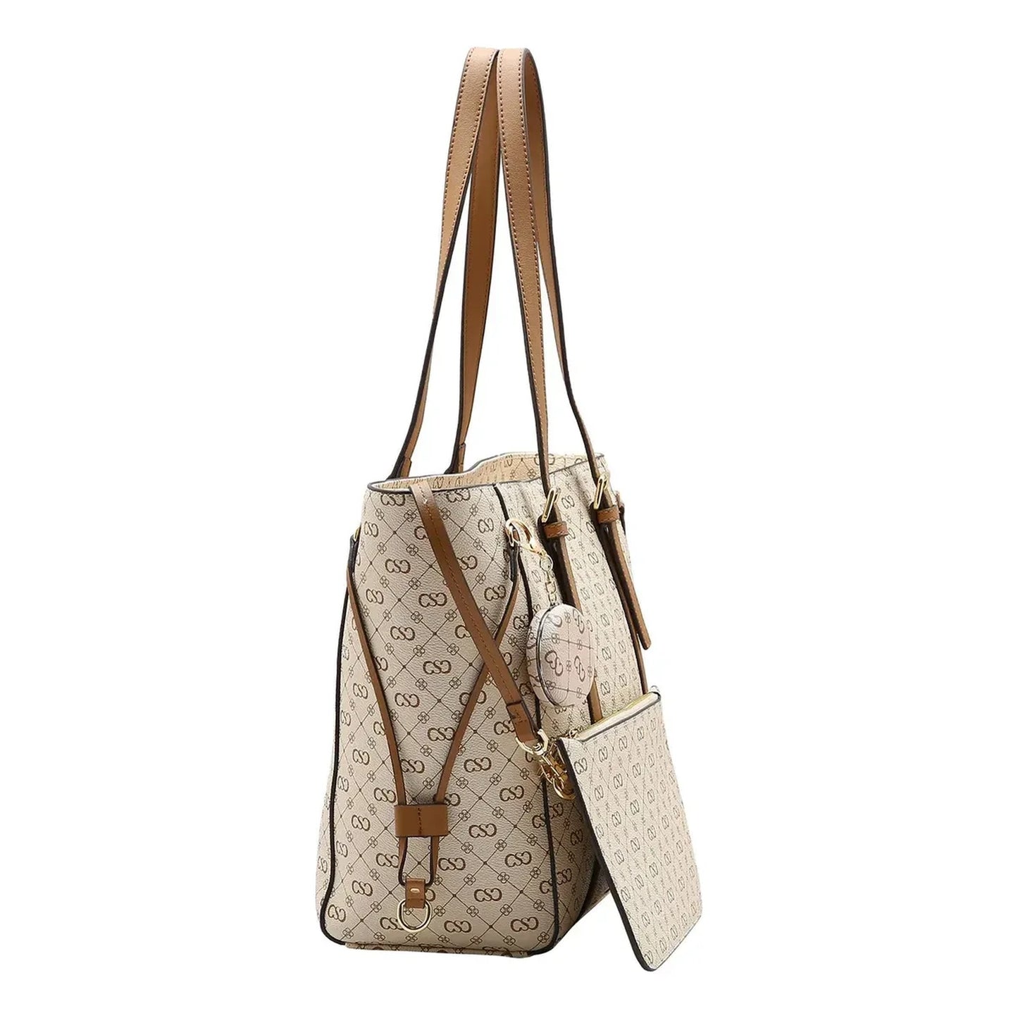 Kit Bolsa + Carteira Monograma Chenson Elegance