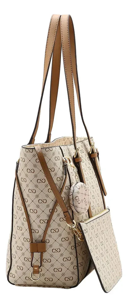 Kit Bolsa + Carteira Monograma Chenson Elegance