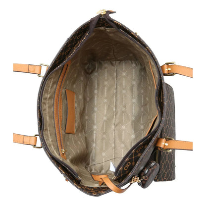Kit Bolsa + Carteira Monograma Chenson Elegance