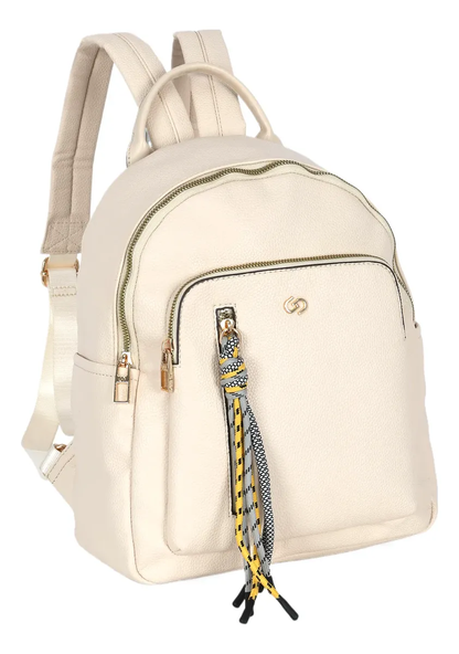 Mochila Feminina Pequena em Couro Sintético Leve Gash