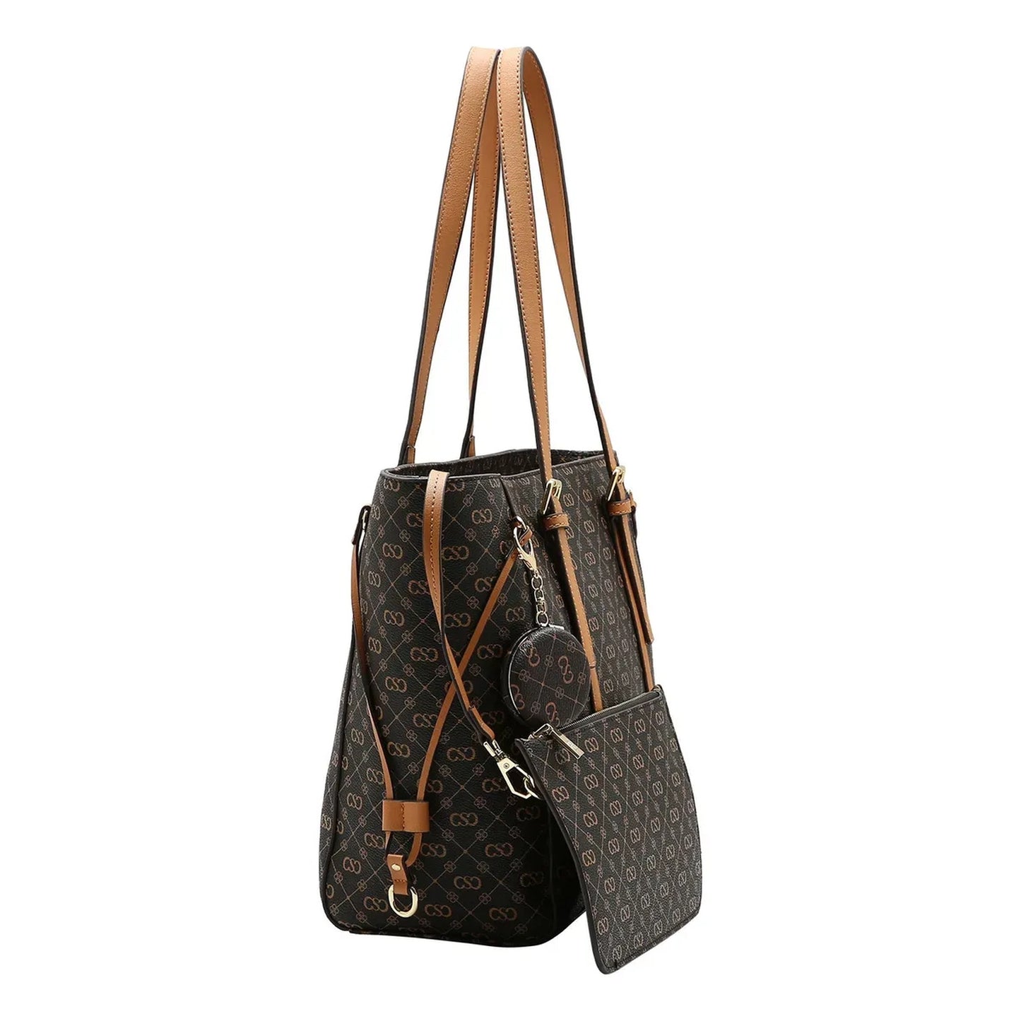 Kit Bolsa + Carteira Monograma Chenson Elegance