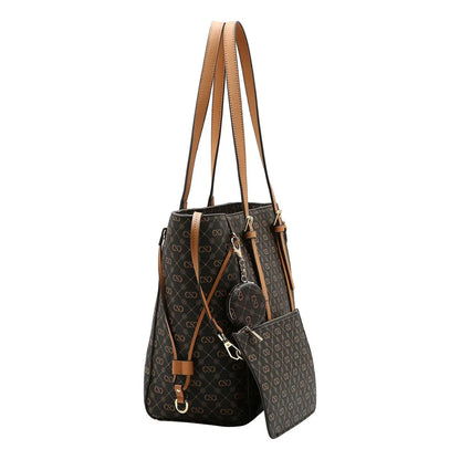 Kit Bolsa + Carteira Monograma Chenson Elegance