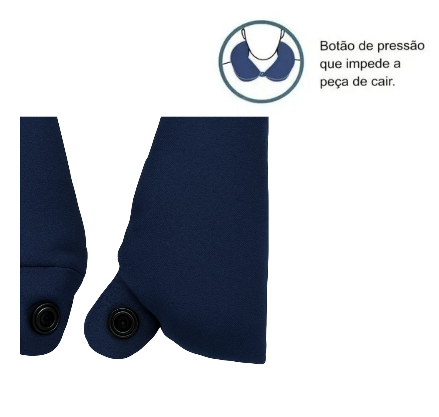 Almofada de Pescoço Ergonômica para Viagem
