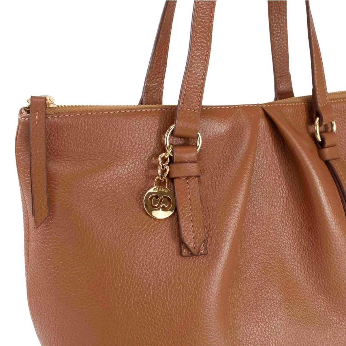 Bolsa Classe Couro Bella Nocciola