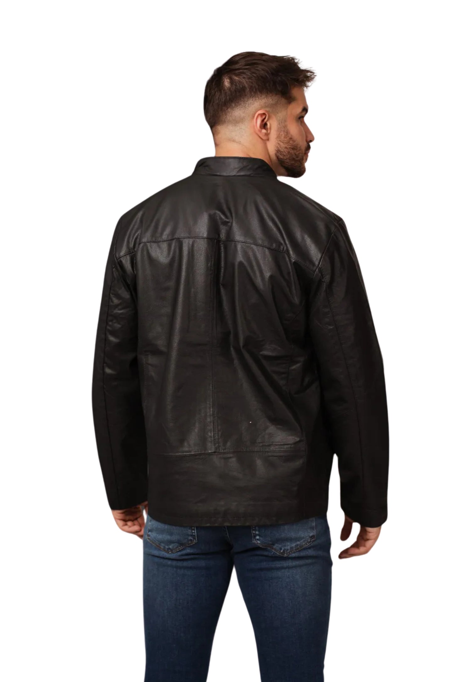 Jaqueta Mascuilna de Couro Legítimo Javali 127