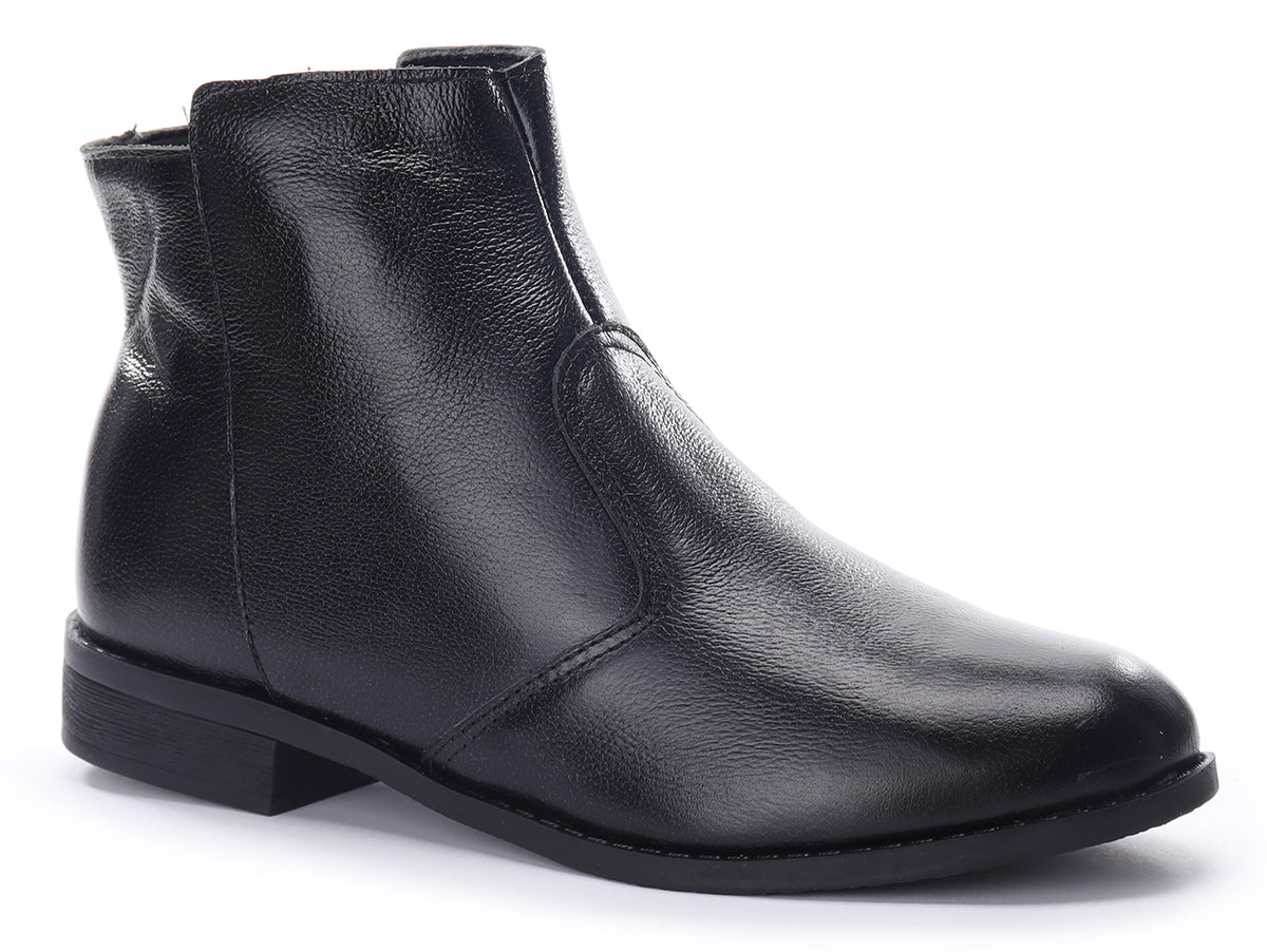 Bota Bellagio Cano Baixo Bico Redondo