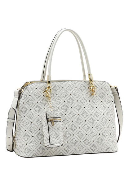 Bolsa Feminina de Mão Chenson em Monograma Elegance