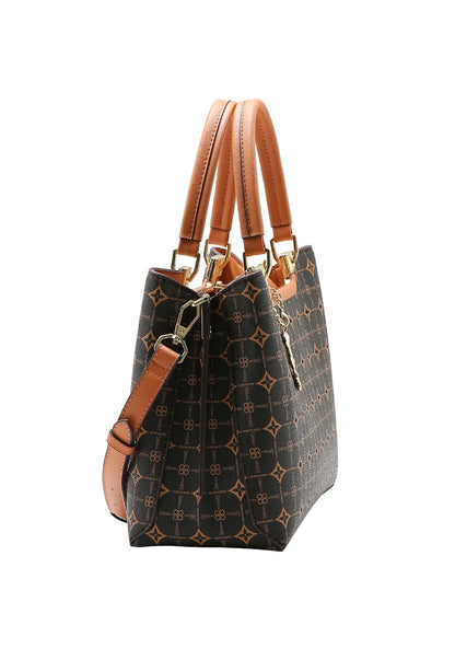 Bolsa de Mão Feminina em Monograma Chenson Elegance