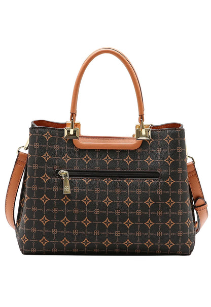 Bolsa de Mão Feminina em Monograma Chenson Elegance