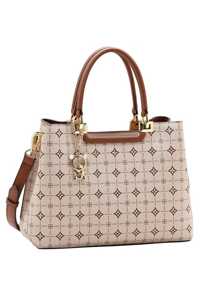 Bolsa de Mão Feminina em Monograma Chenson Elegance
