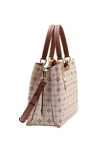 Bolsa de Mão Feminina em Monograma Chenson Elegance