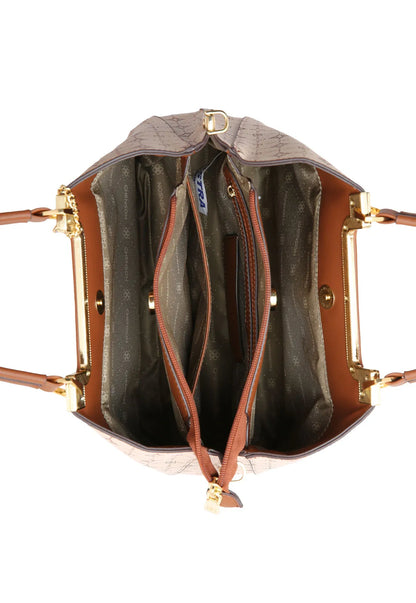 Bolsa de Mão Feminina em Monograma Chenson Elegance