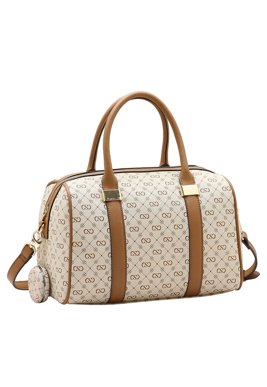 Bolsa Baú Feminina Chenson Monograma Elegance