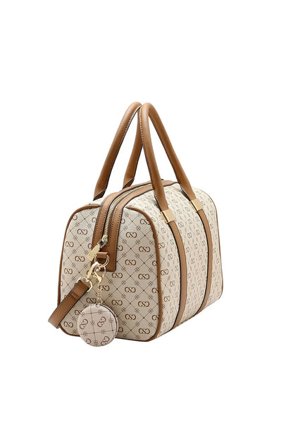 Bolsa Baú Feminina Chenson Monograma Elegance
