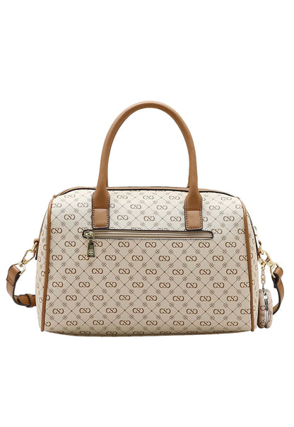 Bolsa Baú Feminina Chenson Monograma Elegance