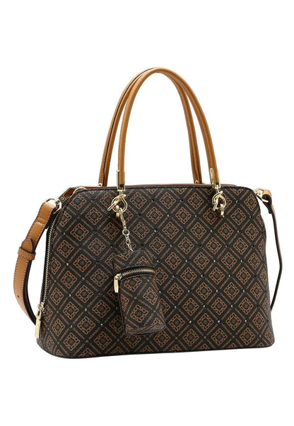 Bolsa Feminina de Mão Chenson em Monograma Elegance